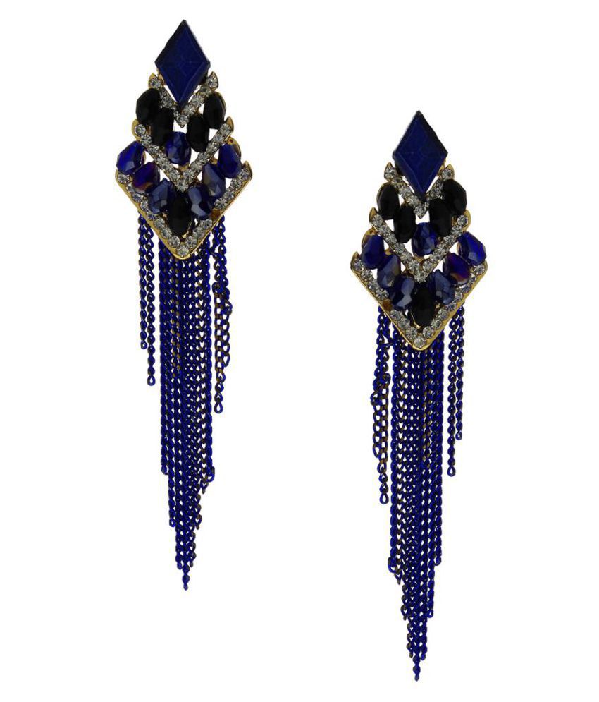 Buy Blue Topaz Stud Earrings Drop Round Swiss Topaz December Online in  India  Etsy