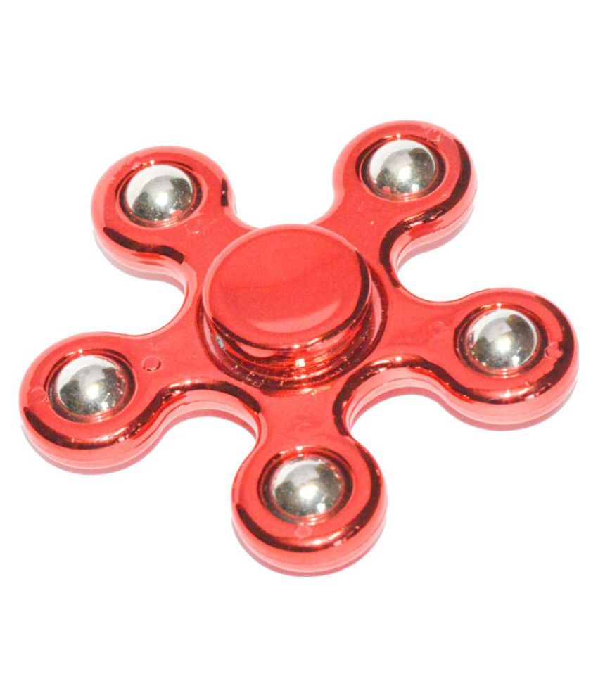 Five Balls & Arms Metal Lightning Speed Metal Red Fidget Spinner - Buy Five  Balls & Arms Metal Lightning Speed Metal Red Fidget Spinner Online at Low  Price - Snapdeal