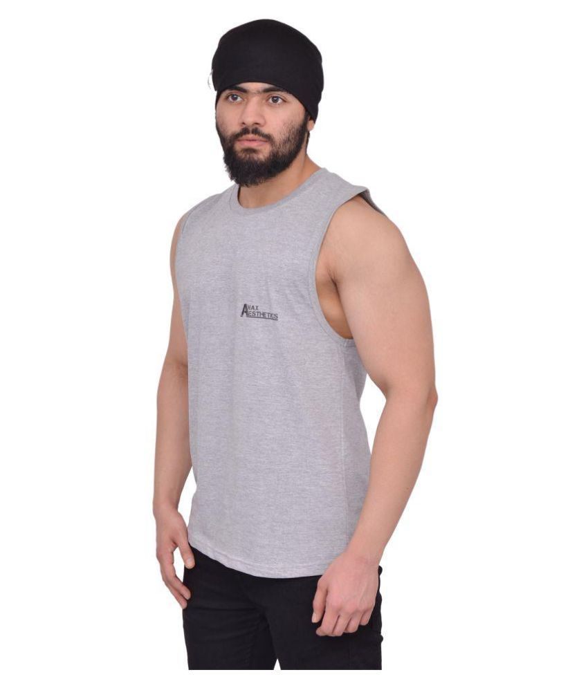 Anax Aesthetics Grey Round TShirt Buy Anax Aesthetics Grey Round T