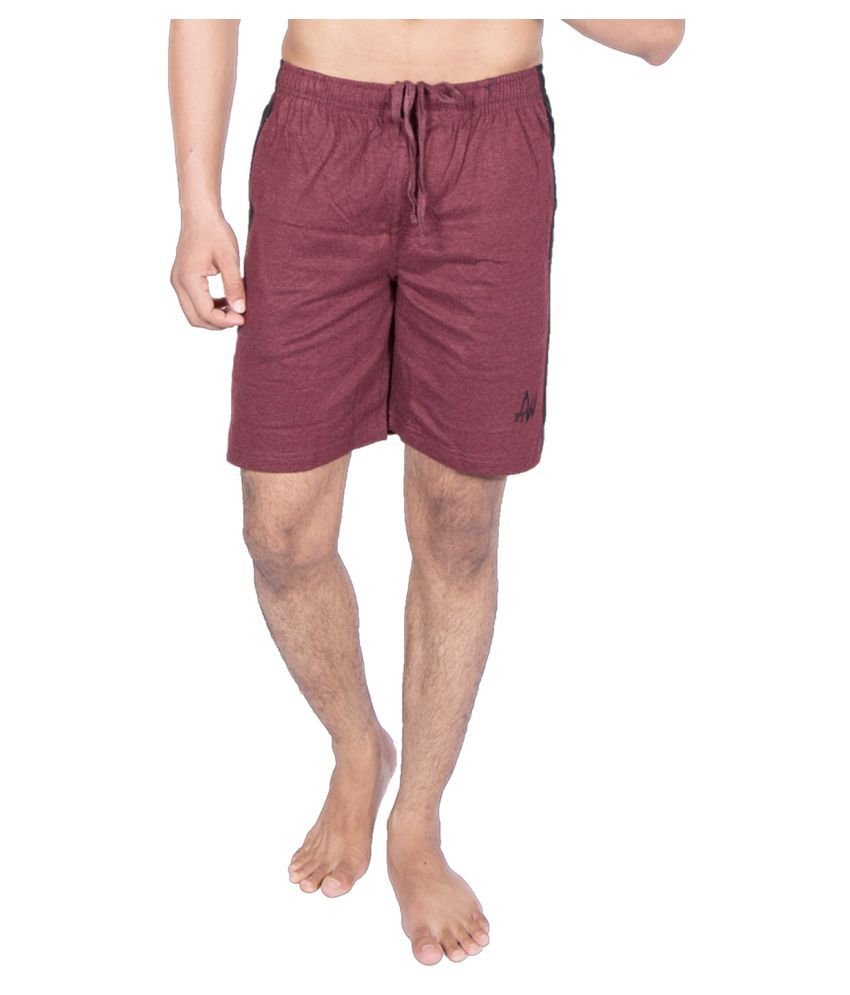 maroon cargo shorts