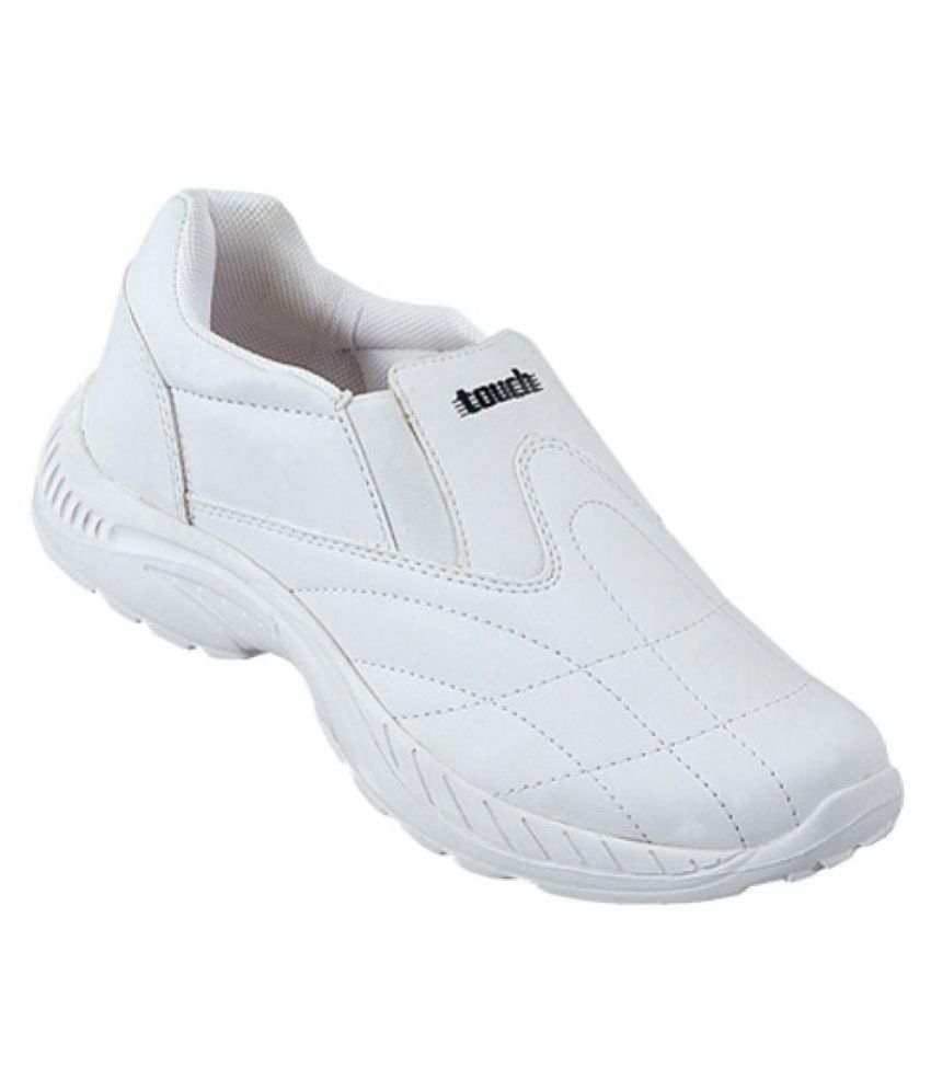 white sports shoes without laces