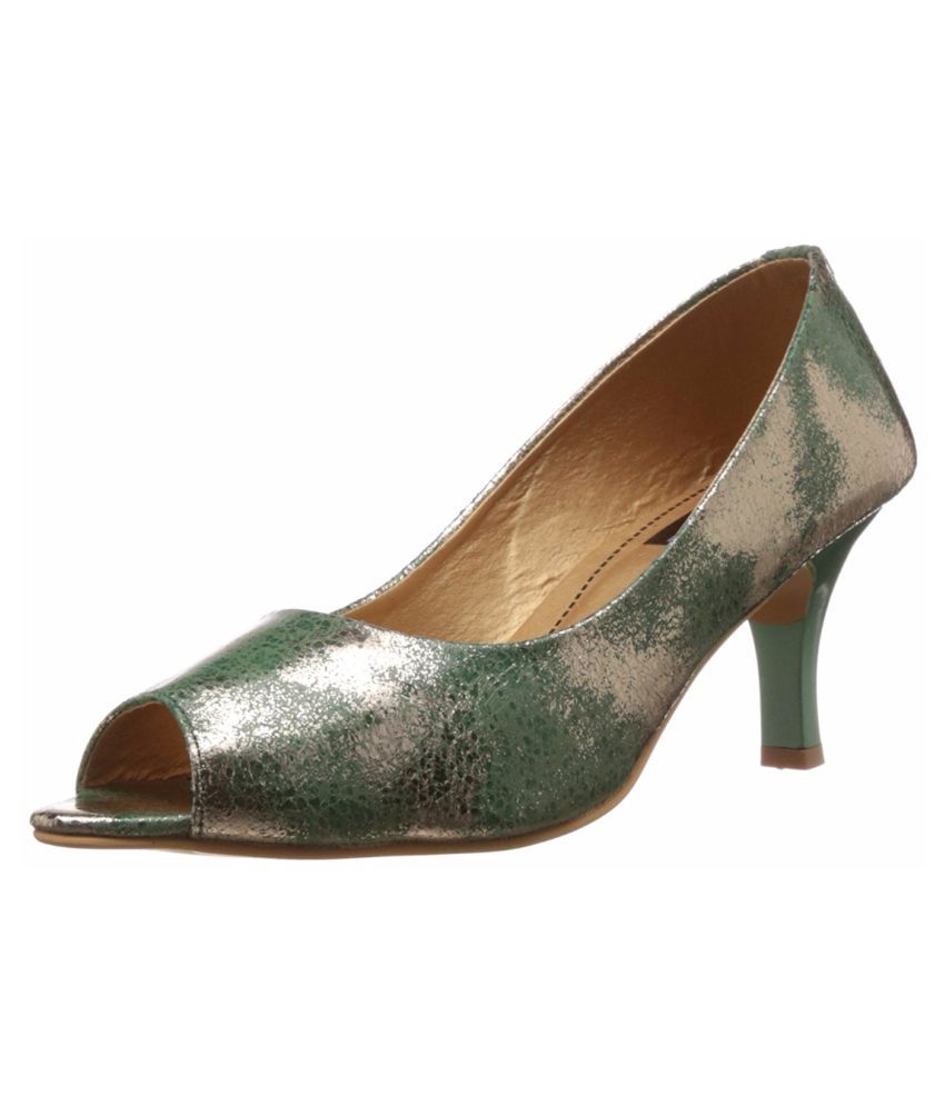 Nell Green Stiletto Heels Price in India Buy Nell Green Stiletto Heels