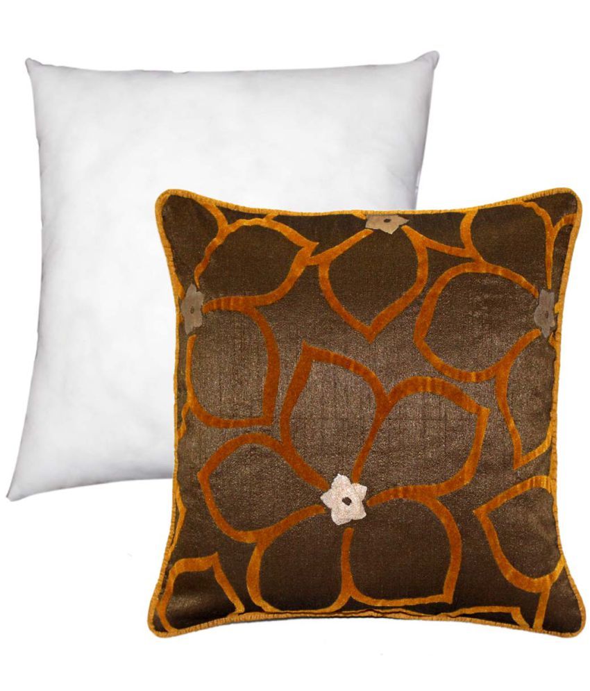 HOME ROYAL Single Polyester Cushion Covers with Fillers 30X30 cm (12X12