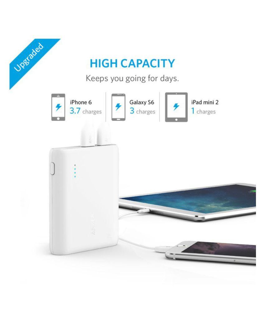 Anker PowerCore 10400, Anker's First Quick Charge 3.0 Portable Charger, Compatible with