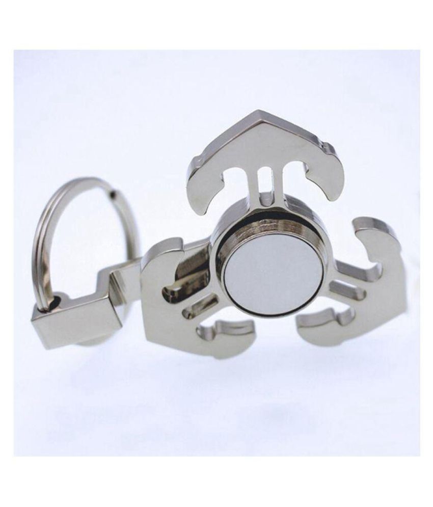 Sanyal Finger Spinner Keychain Pendant, Anchor Ring Fidget Spinner