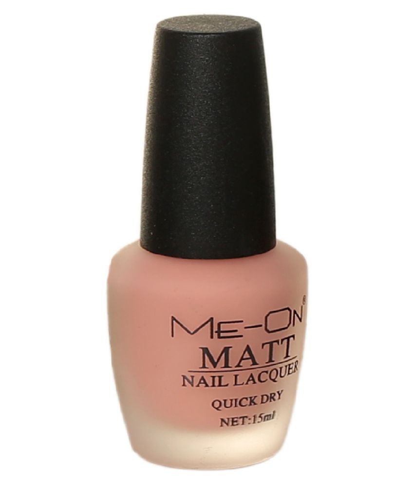 Me On Matte Finish Nail Lacquer B07 Nail Polish Red Matte 15 Ml Buy Me 