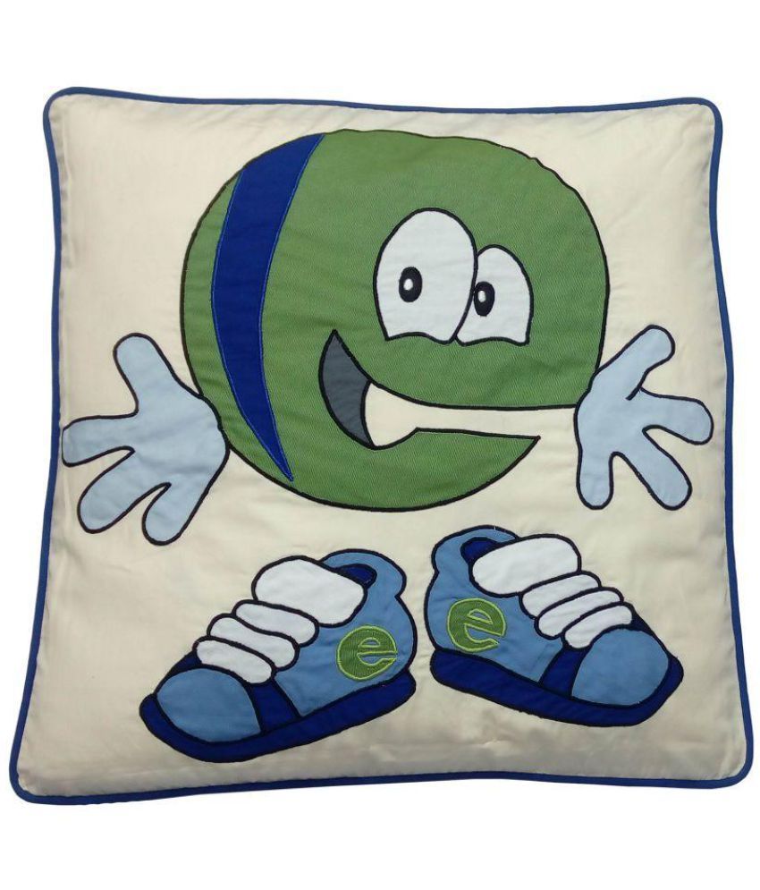     			Hugs'n'Rugs Single Cotton Green Cushion Covers 40 x 40 cm (16 x 16)