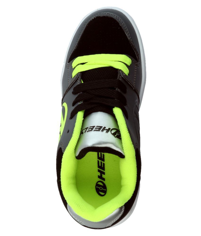 Heelys Charcoal/ Yellow 1 Wheel Roller Shoes Price in