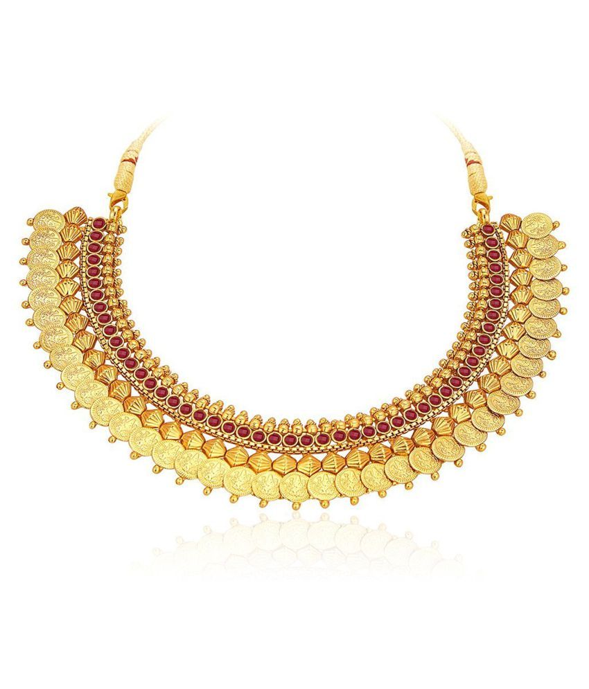 Jewels Gold Alloy Party Wear Gold Plated Antique Exclusive Latest