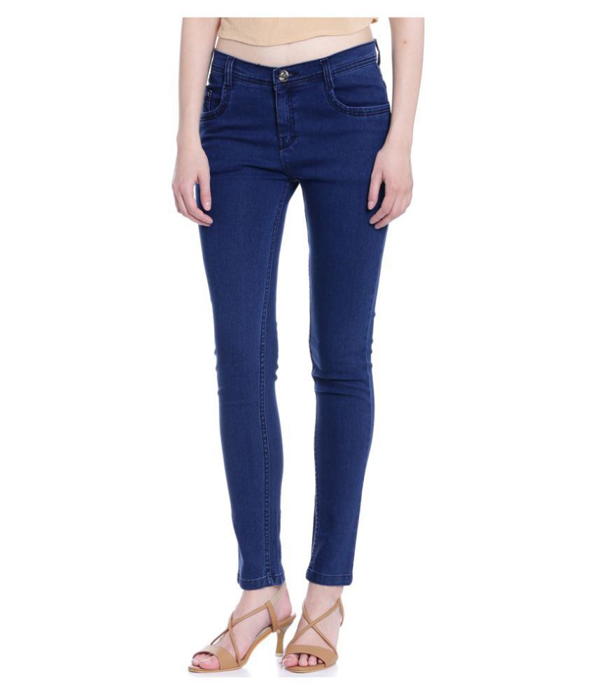 Buy Broadstar - Blue Denim Women's Jeans ( Pack of 1 ) Online at Best ...