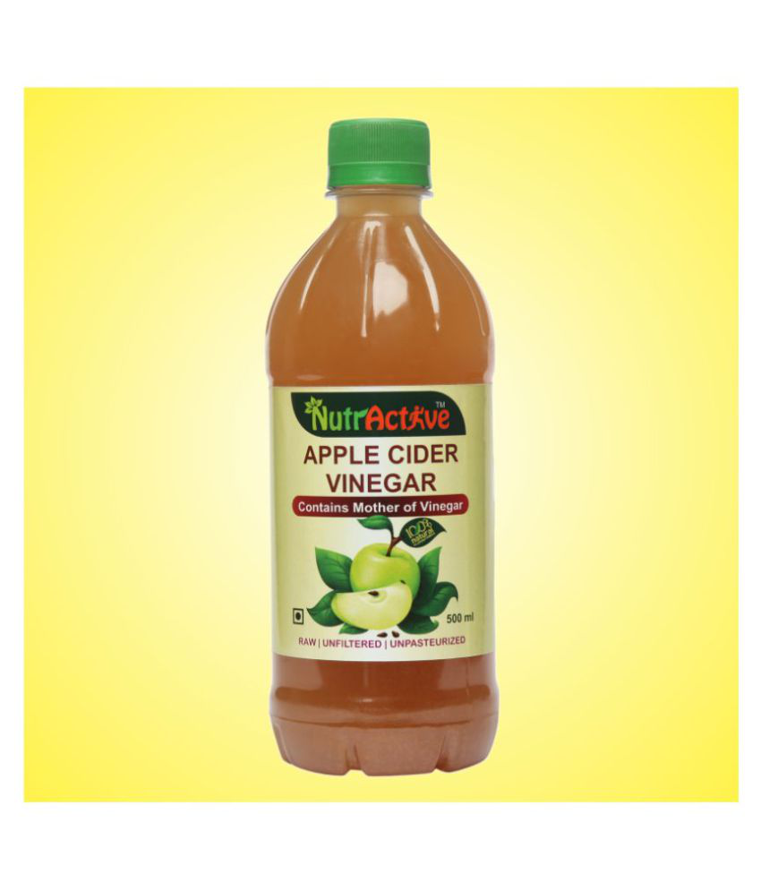 NutrActive Himalayan Apple Cider Vinegar Health Drink Liquid 500 ml Green Apple