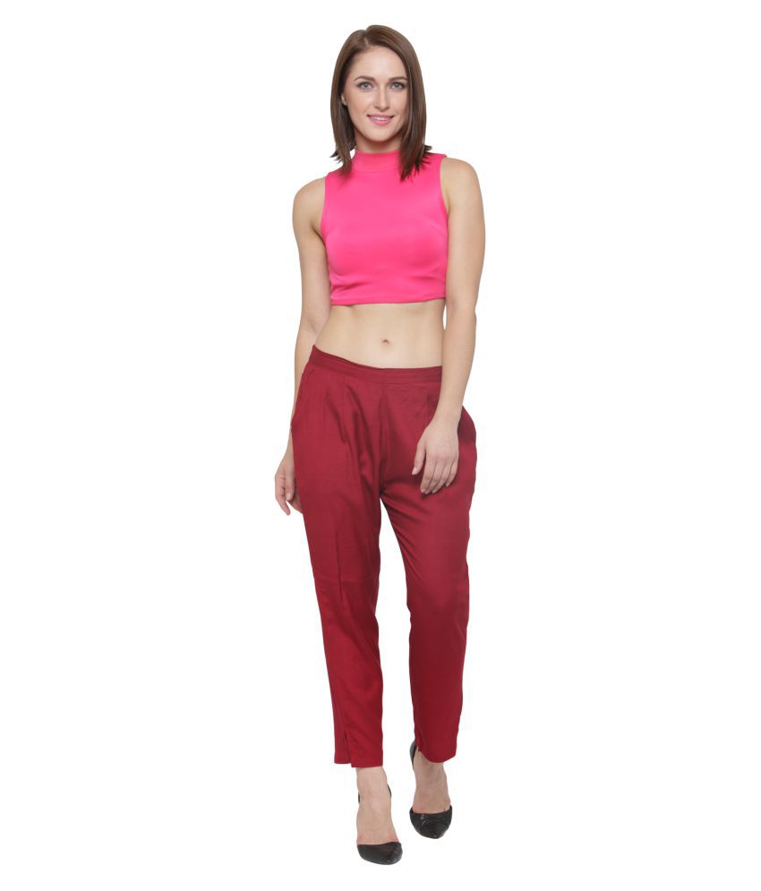 Buy Laabha Rayon Culottes Online at Best Prices in India - Snapdeal