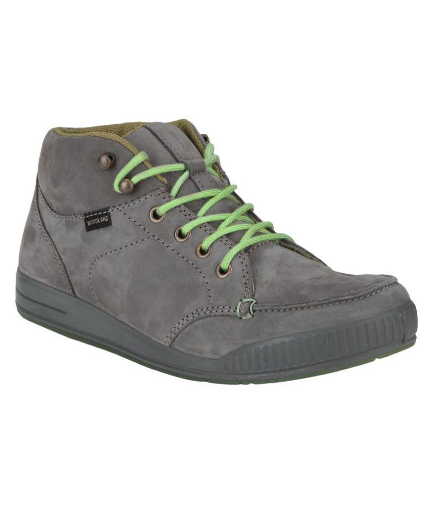 Woodland Gray Casual Boot - Buy Woodland Gray Casual Boot Online at Best Prices in India on Snapdeal