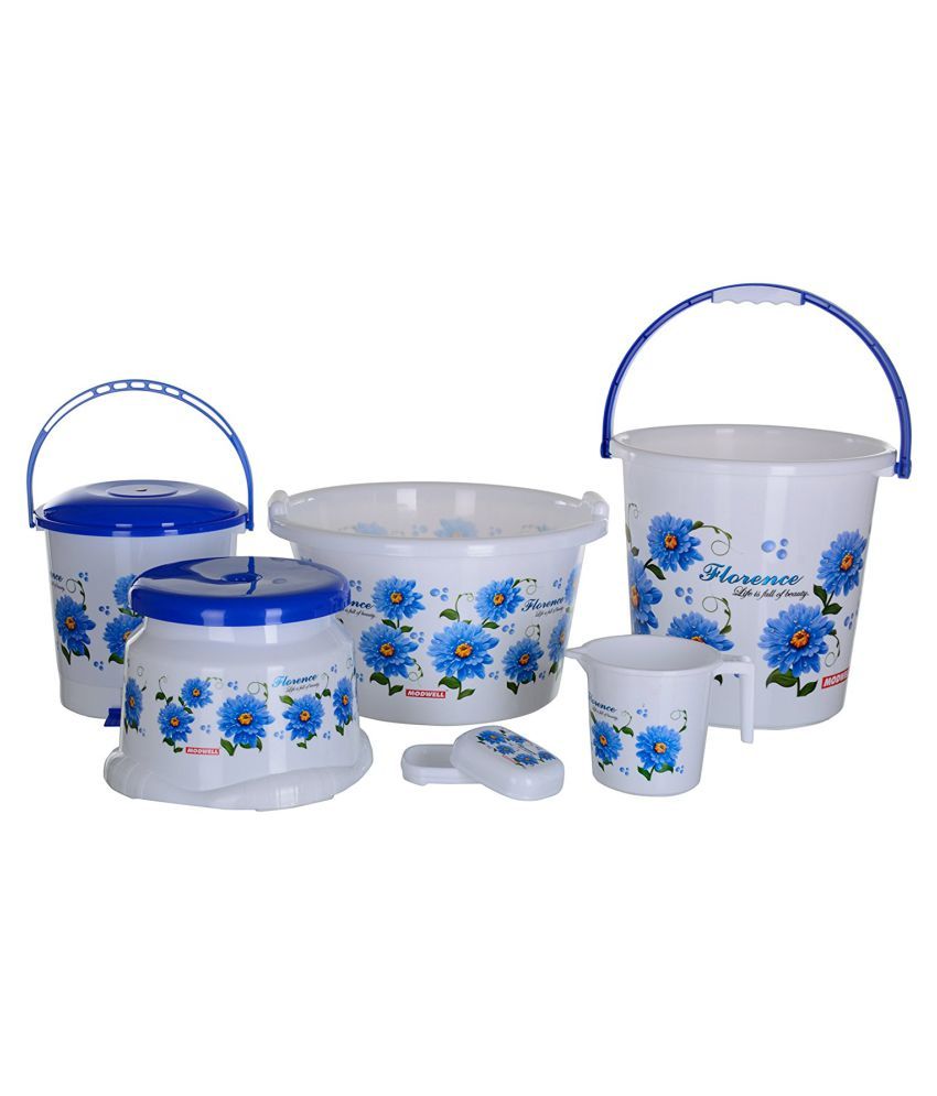 Modwell Length In Meter Plastic Bathroom Bucket Set Modwell Length In Meter Plastic Bathroom Bucket Set
