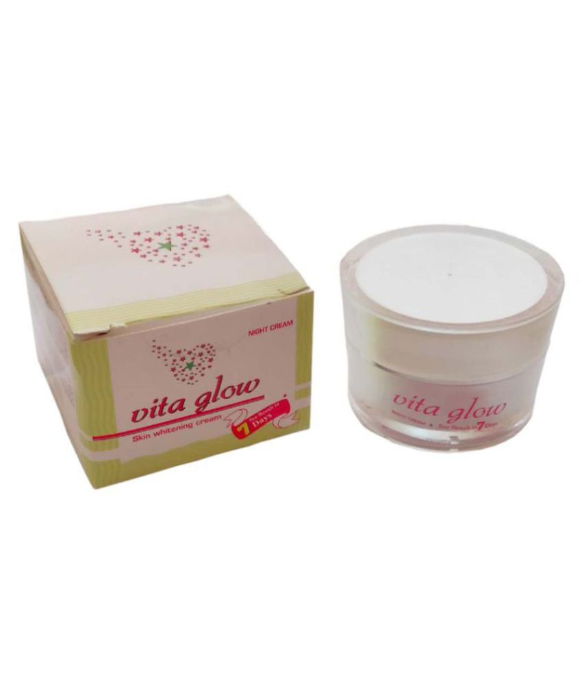 Vita Glow Skin Whitening, Fairness Night Cream 30gm Buy Vita Glow