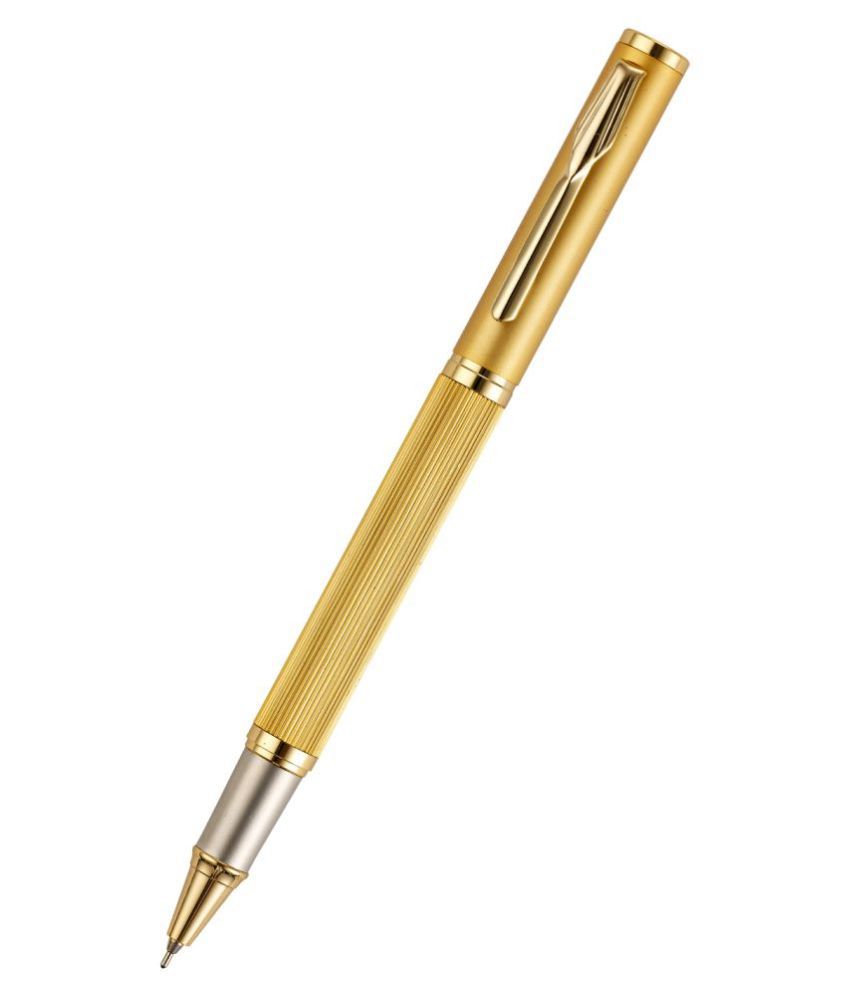     			LEGEND Opera Gift collection Gold Plated Deep Groove lined Metal Ball Pen (Handcrafted Pen)