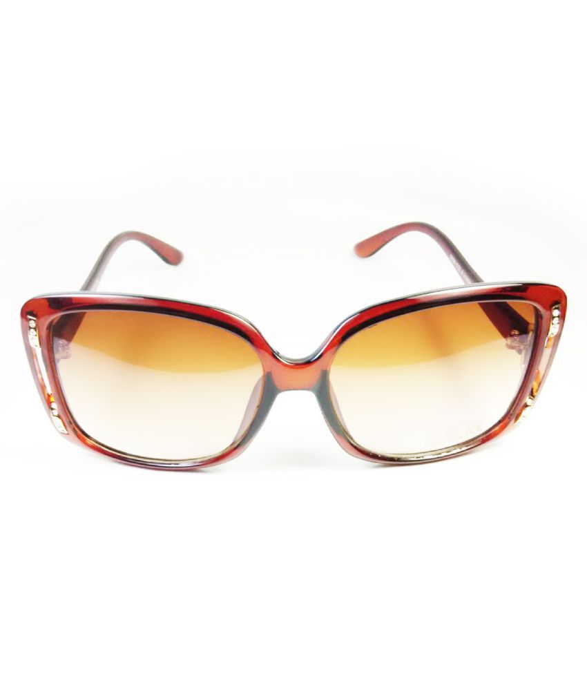 Viaano Brown Oversized Sunglasses ( SQ0101 ) - Buy Viaano Brown ...