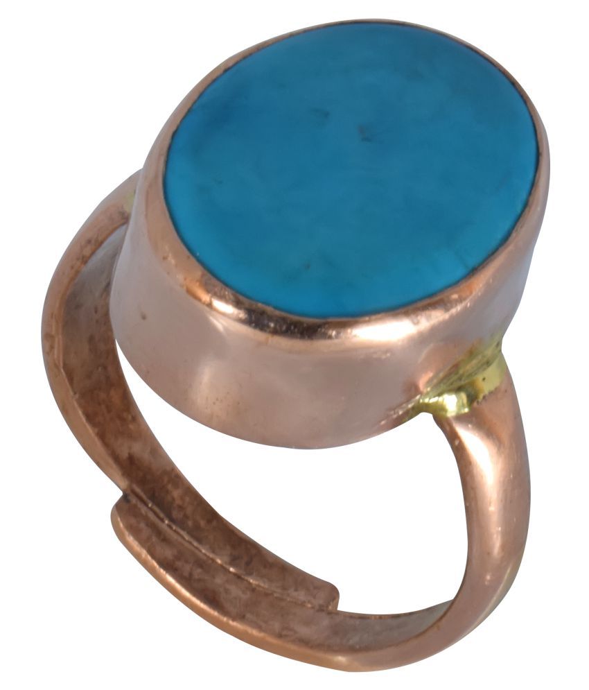 Ring Firoza Gemstone Adjustable Ring