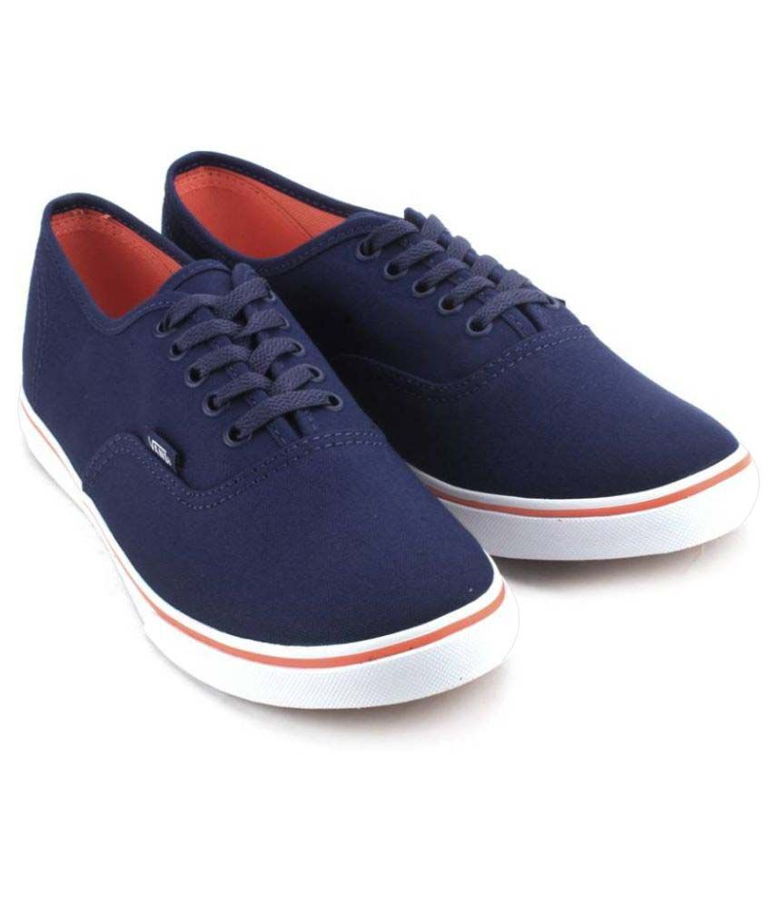 vans blue with brown leather