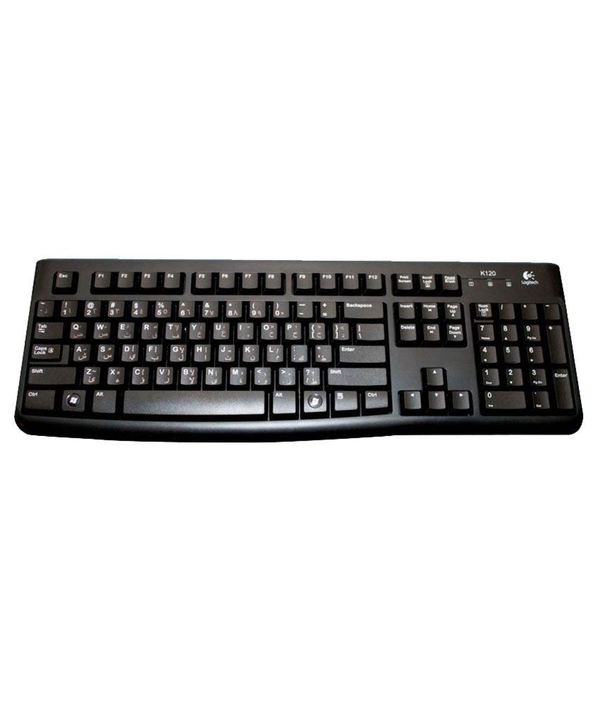     			Logitech K120 Black USB Wired Desktop Keyboard