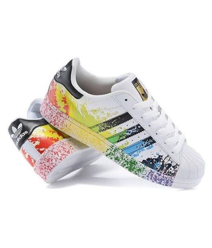 adidas superstar multicolor shoes