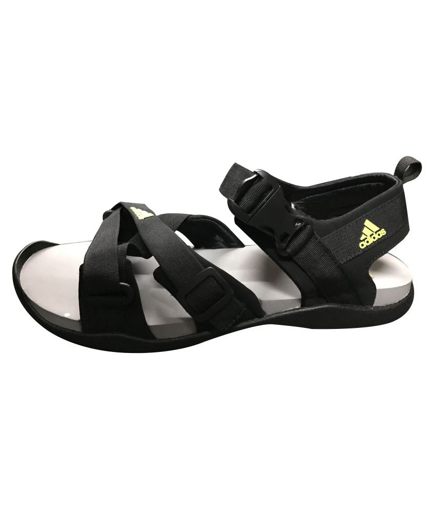 Adidas Gladi Black Floater Sandals 
