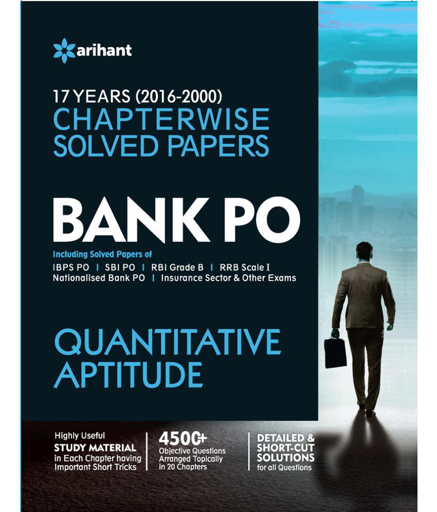 Bank PO Quantitative Aptitude Chapterwise Solved Papers Buy Bank PO Quantitative Aptitude