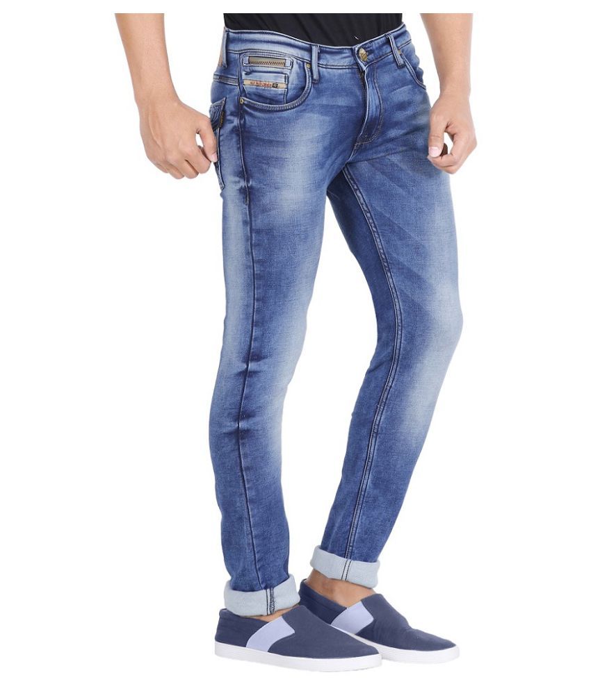light blue slim jeans