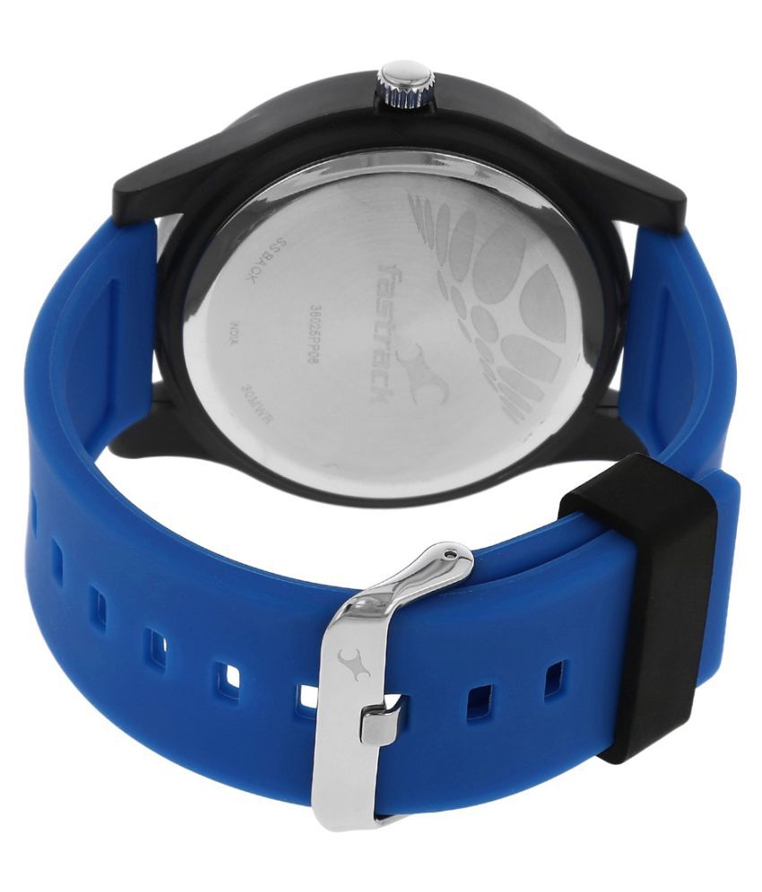 fastrack blue watch