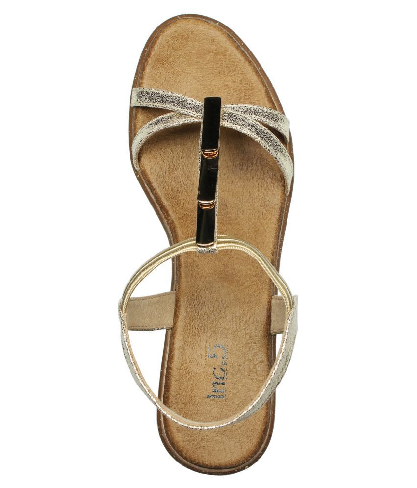 Inc.5 Gold Wedges Heels Price in India- Buy Inc.5 Gold Wedges Heels Online at Snapdeal