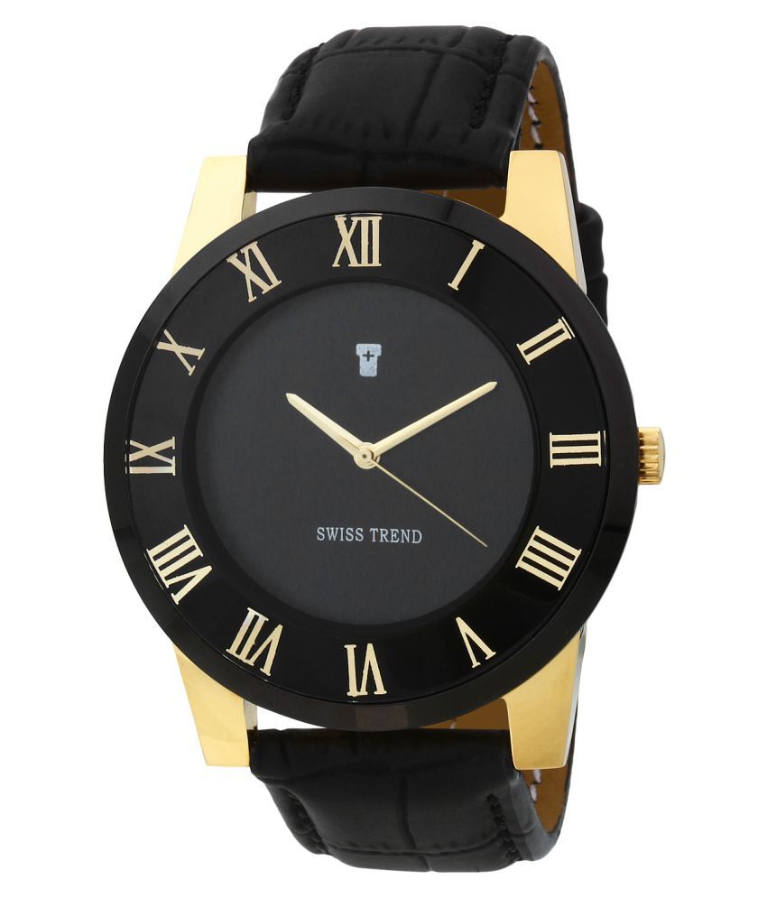 Swiss Trend ST2158 Stylish Black Analog Watch Buy Swiss Trend ST