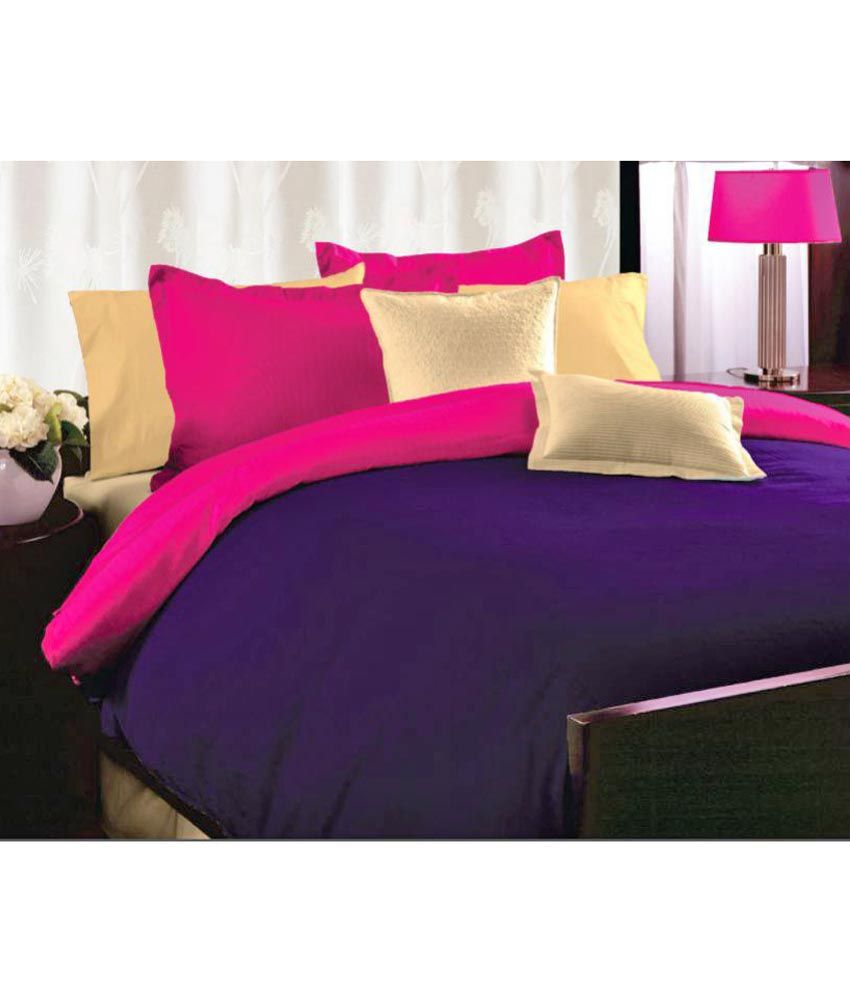 Portico Double Cotton Plain Multi Comforter Buy Portico Double Cotton