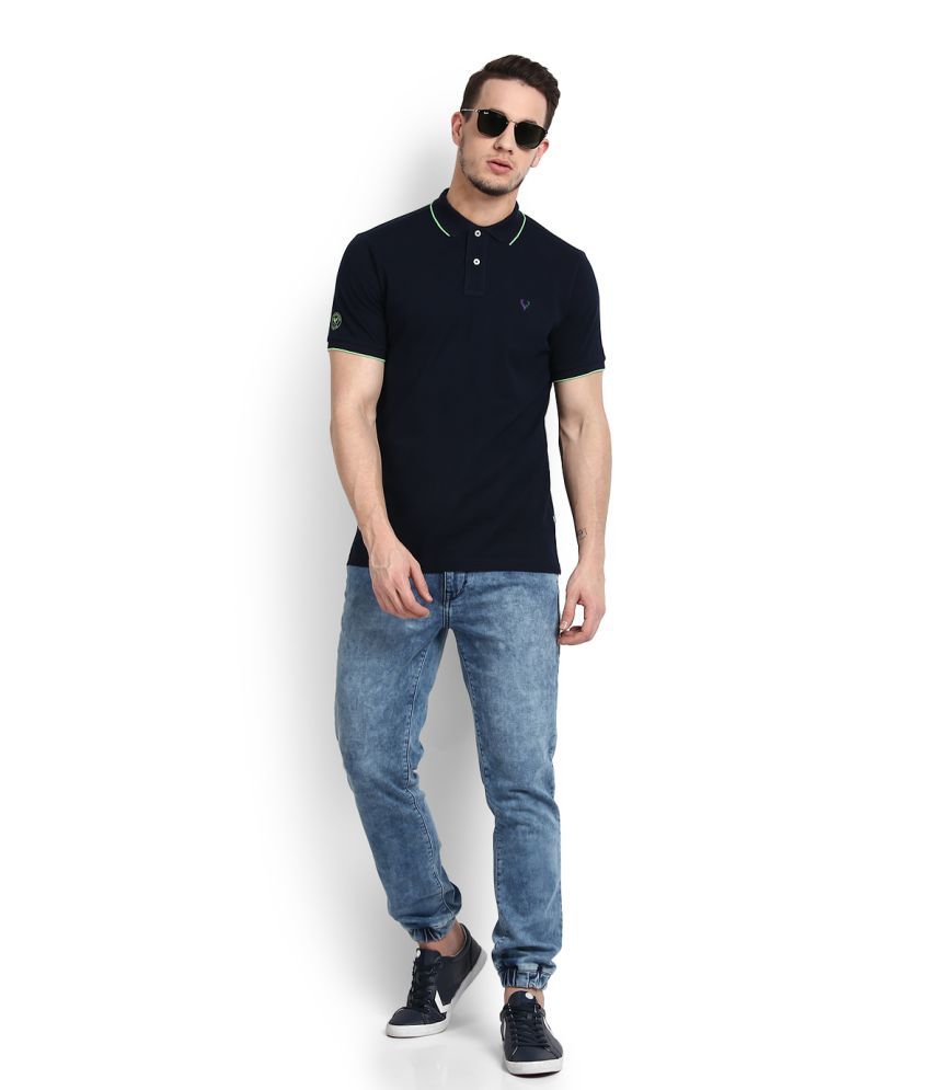 Allen Solly Black Polo T-Shirt - Buy Allen Solly Black Polo T-Shirt ...