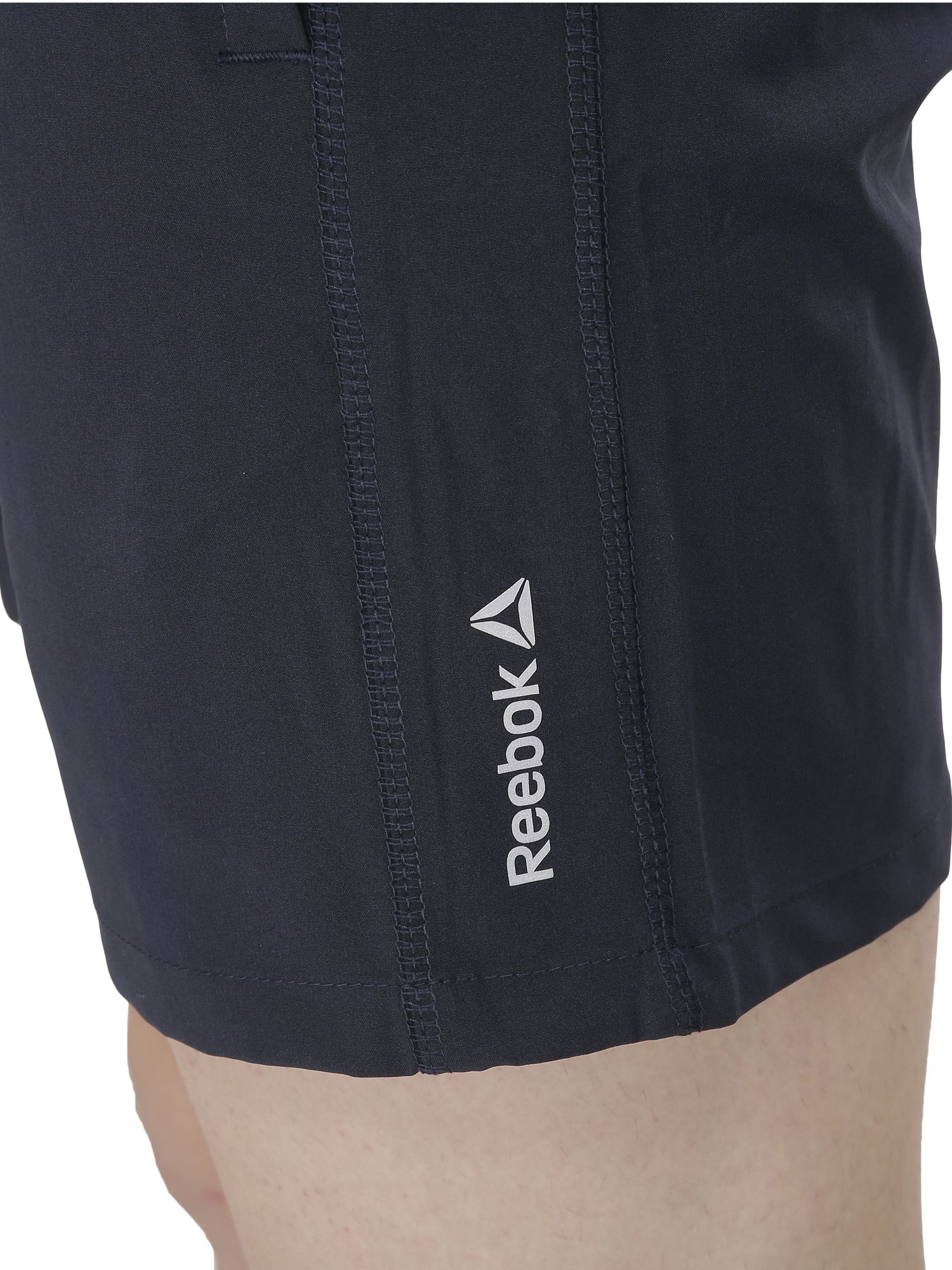 Reebok Navy Polyester Lycra Running Shorts - Buy Reebok Navy Polyester ...