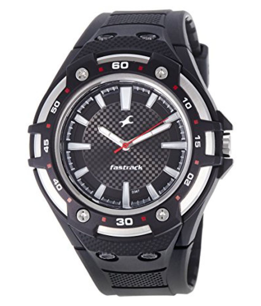 fastrack dual time analog watch