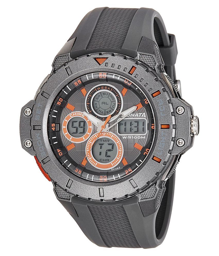 sonata digital plus analog watches