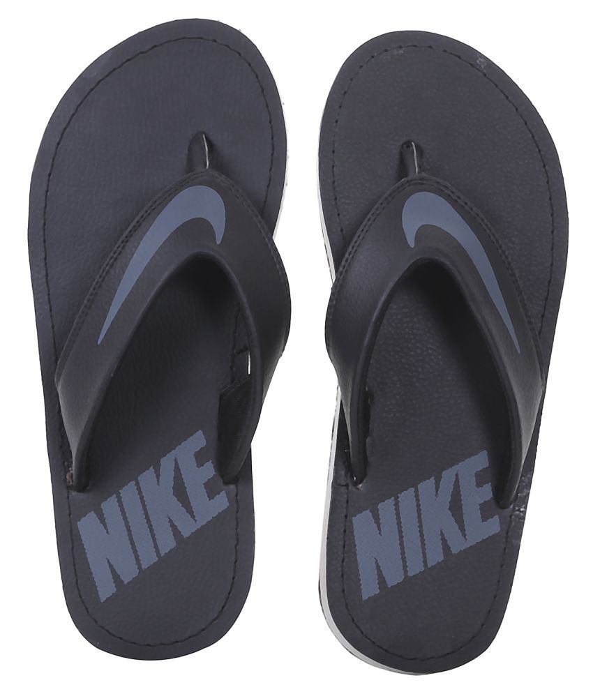 nike black thong flip flop