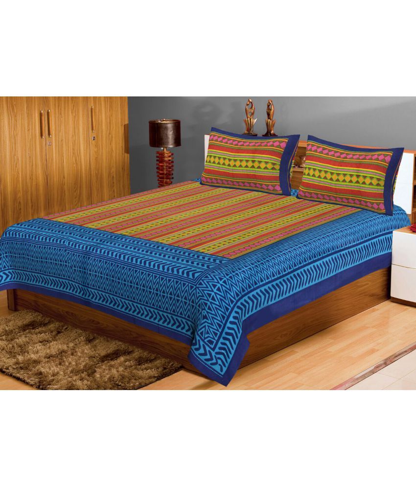 Jaipuri Bedsheet King Cotton Bed Sheet Buy Jaipuri Bedsheet King