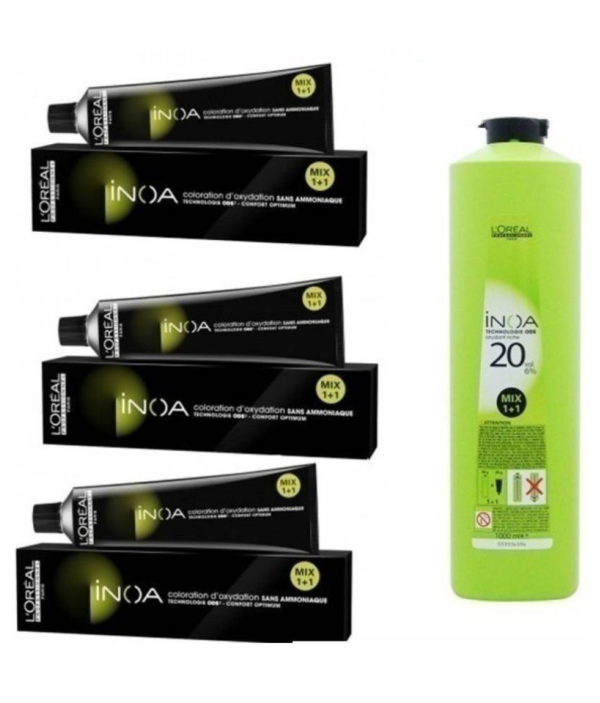 l oreal inoa no 2 with 6 20vol inoa developer permanent hair color brown darkest 60 gm buy l l oreal inoa no 5 35 with 6 20vol inoa developer 1000ml permanent hair color brown light l oreal inoa no 2 with 6 20vol inoa developer permanent hair color brown darkest 60 gm buy l l oreal inoa no 5 35 with 6 20vol inoa developer 1000ml permanent hair color brown light