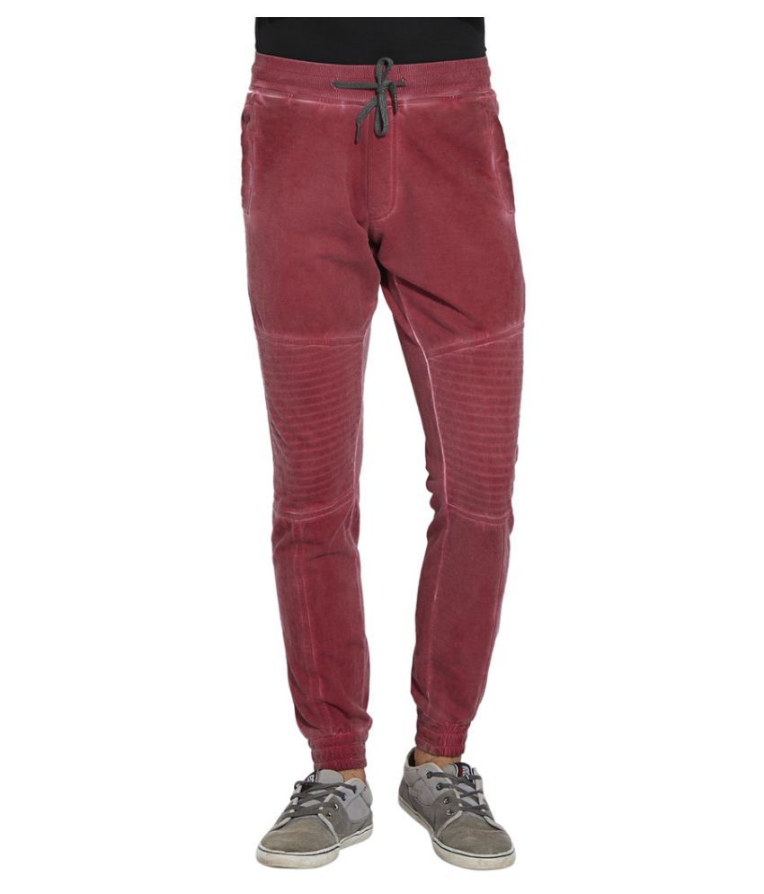 maroon joggers mens