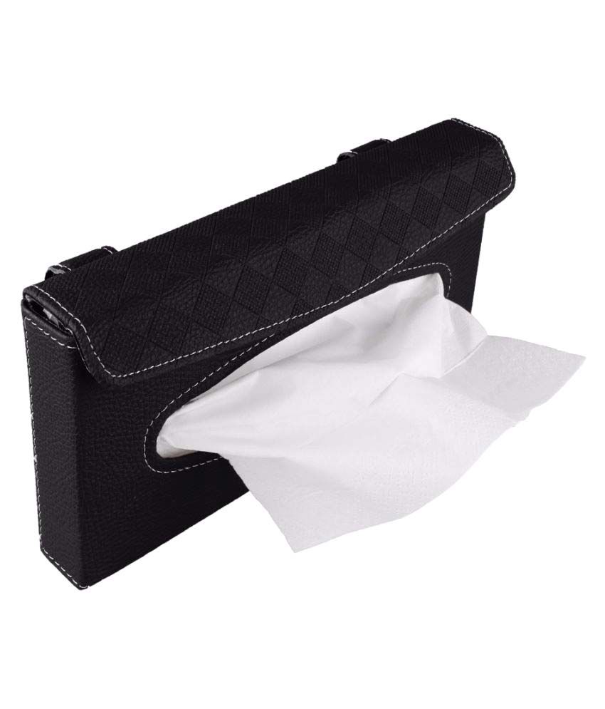 SP Enterprises Car Tissue Dispenser Leather Black Buy SP Enterprises