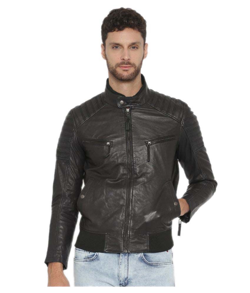 leather jacket snapdeal