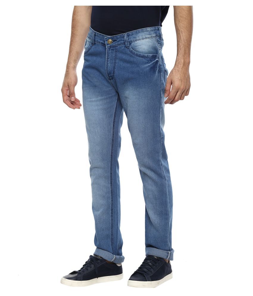 light blue jeans men's regular fit