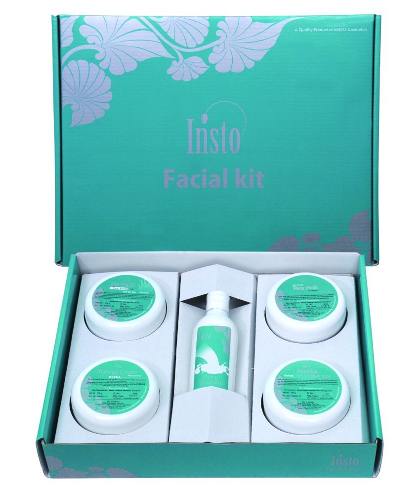 INSTO Professional ayurvedic facial kit Facial Kit 600 gm Pack of 5