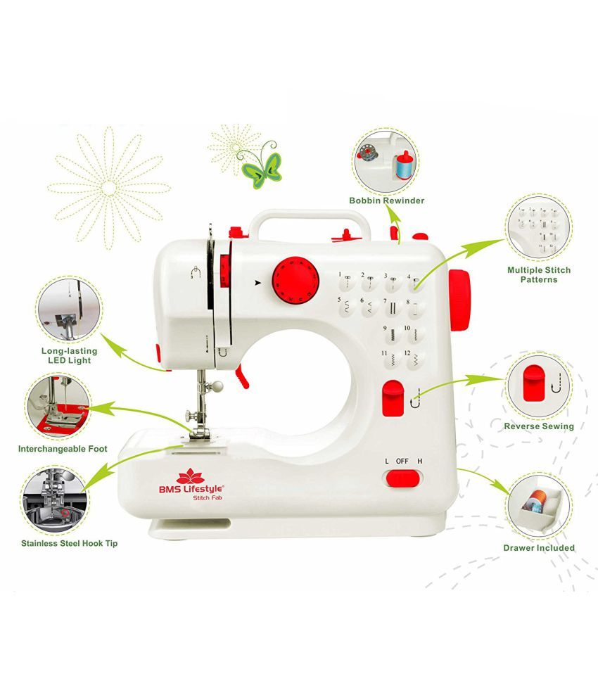 BMS Lifestyle Stitch Fab Electric Sewing Machine Price in India Buy