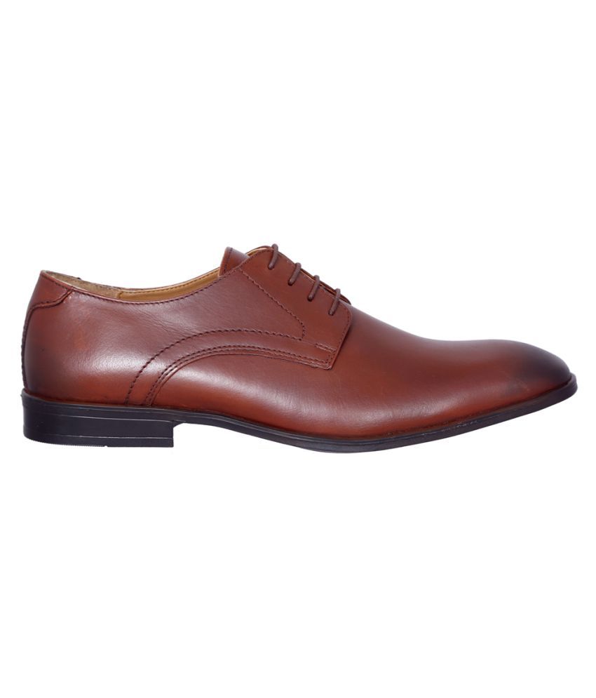 allen cooper tan formal shoes