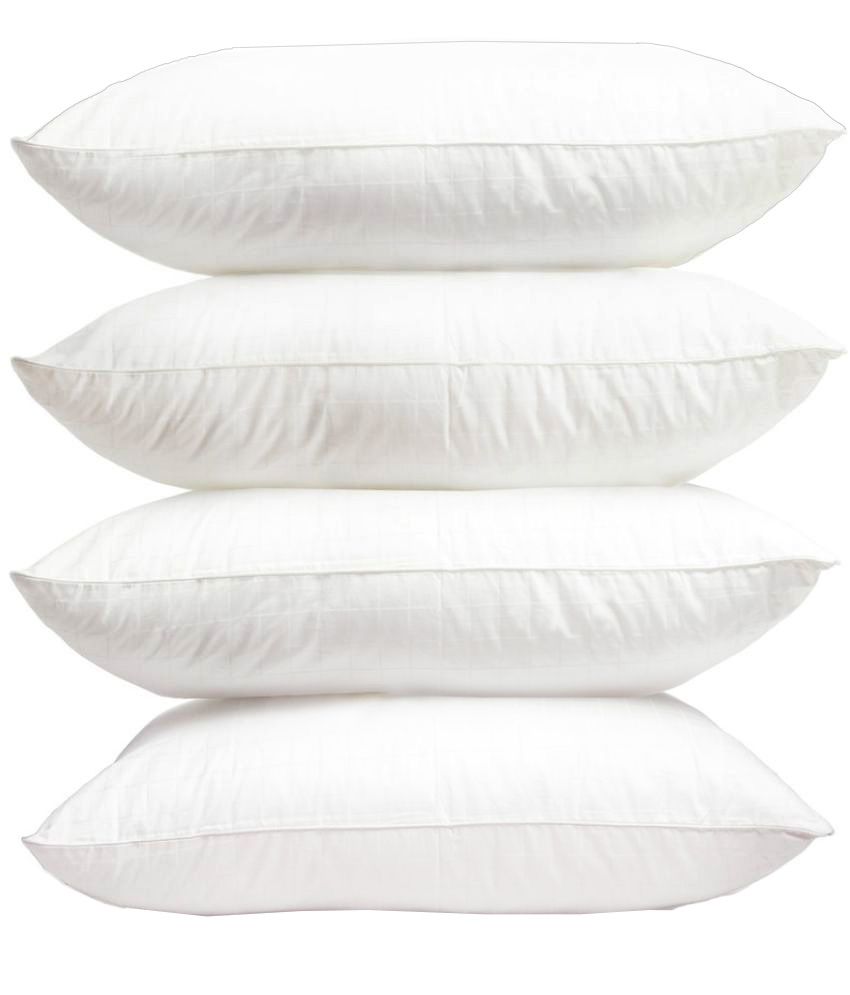     			RedHot Set of 4 Foam Pillow