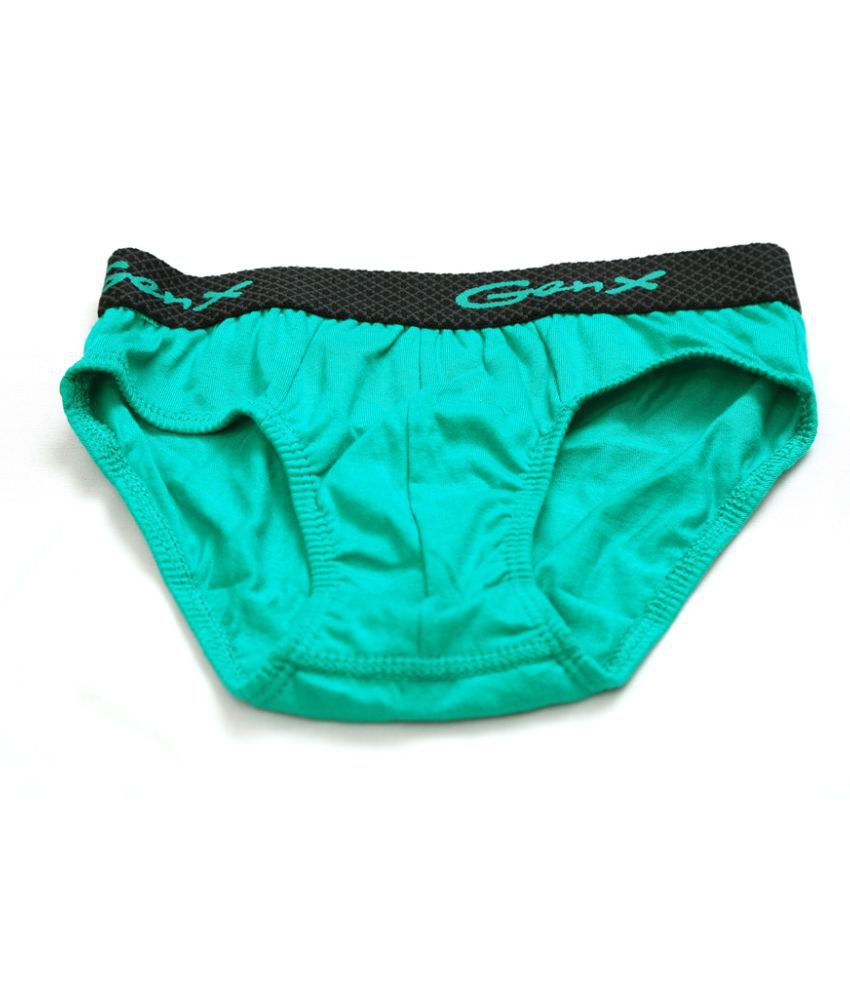 Genx Green Boys Brief - Pack of 4 - Buy Genx Green Boys Brief - Pack of ...