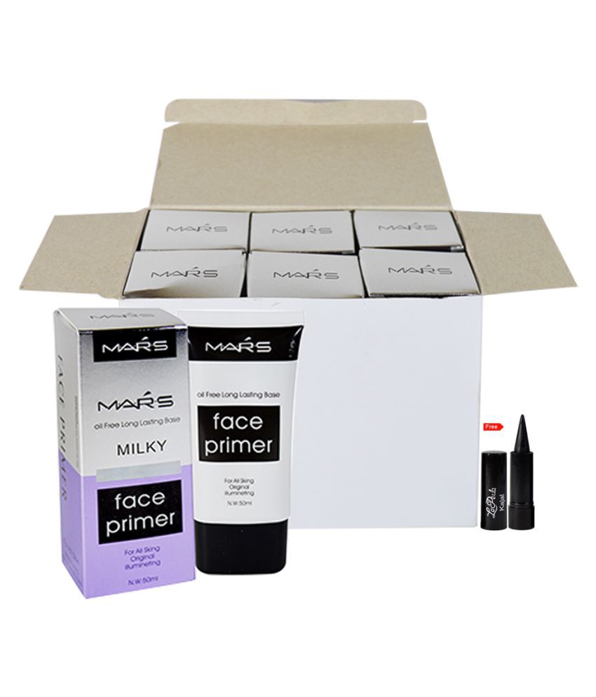 Mars Oil Free Long Lasting Milky Face Primer Gel 50 ml Pack of 6 Buy