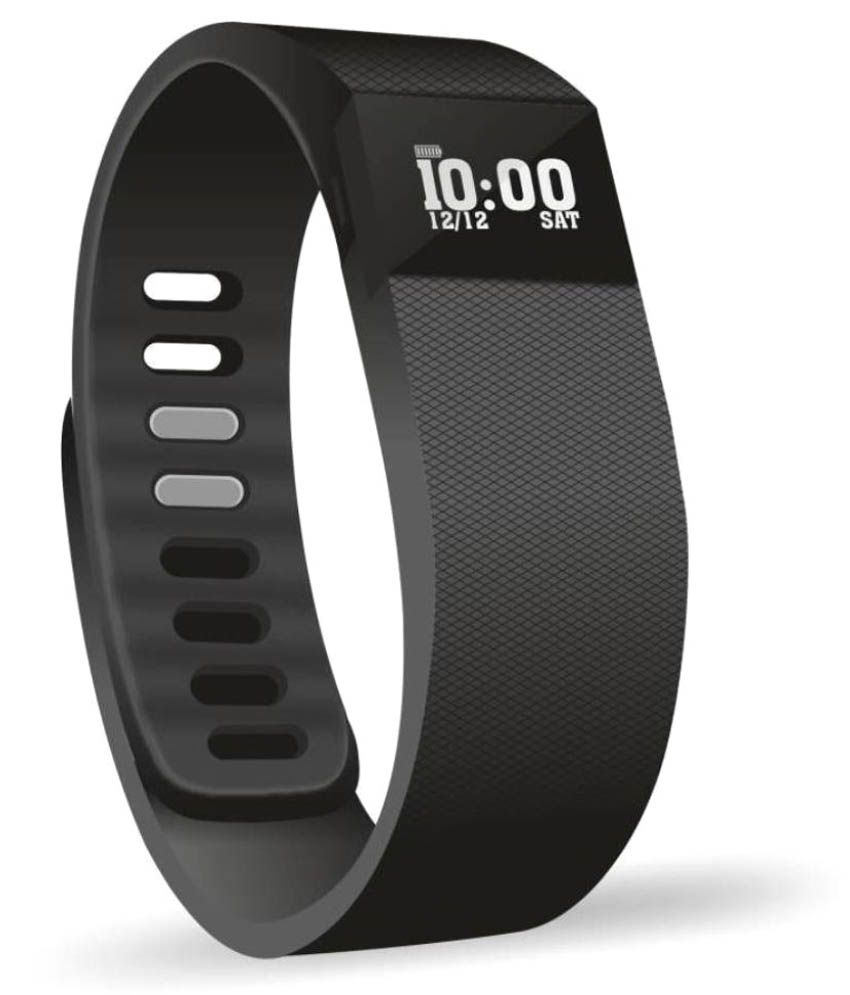 Fitcharge Gofit-Pro 3D Synthetic Black Fitness Band: Buy Online at Best ...